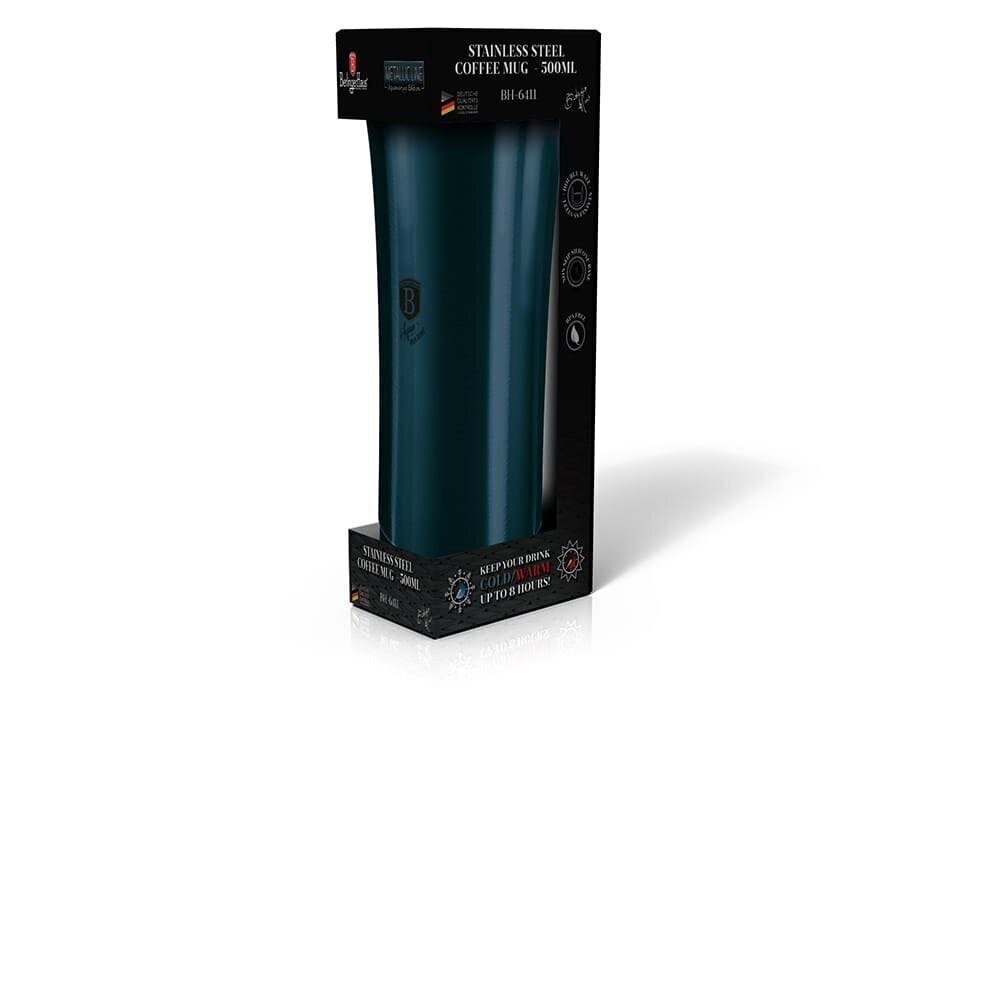 THERMO CUP 500ml BERLINGER HAUS BH-6411 AQUAMARINE цена и информация | Termosed, termostassid | kaup24.ee