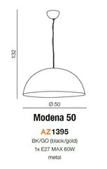 Azzardo светильник Modena 50 AZ1395 цена и информация | Люстры | kaup24.ee