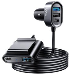 JOYROOM JR-CL05 5-USB pistikuga autolaadija hind ja info | Mobiiltelefonide laadijad | kaup24.ee
