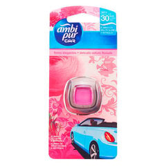 Освежитель воздуха для автомобилей Ambi Pur - аромат цветов для автомобилей цена и информация | Освежители воздуха для салона | kaup24.ee