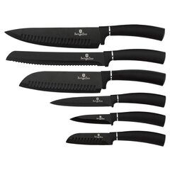 BERLINGER HAUS noakomplekt BH-2383 BLACK SILVER цена и информация | Ножи и аксессуары для них | kaup24.ee
