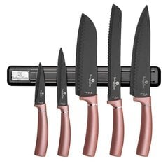 Magnetribaga 5 noa komplekt BERLINGER HAUS BH-2538 I-ROSE цена и информация | Ножи и аксессуары для них | kaup24.ee