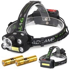 Professionaalne esilatern 5x LED + COB CREE XM-L3-U3 hind ja info | Valgustid ja lambid | kaup24.ee