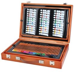 Набор для рисования; 174 штуки в чемодане  цена и информация | Принадлежности для рисования, лепки | kaup24.ee