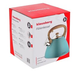 Чайник Klausberg KB-7263 со свистком, 3,0 л цена и информация | Чайники, кофейники | kaup24.ee