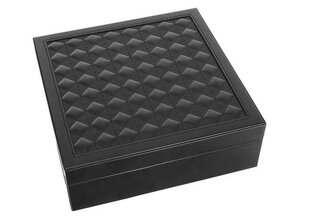Каскадная коробка для часов-органайзера L черный 8896 цена и информация | Детали интерьера | kaup24.ee