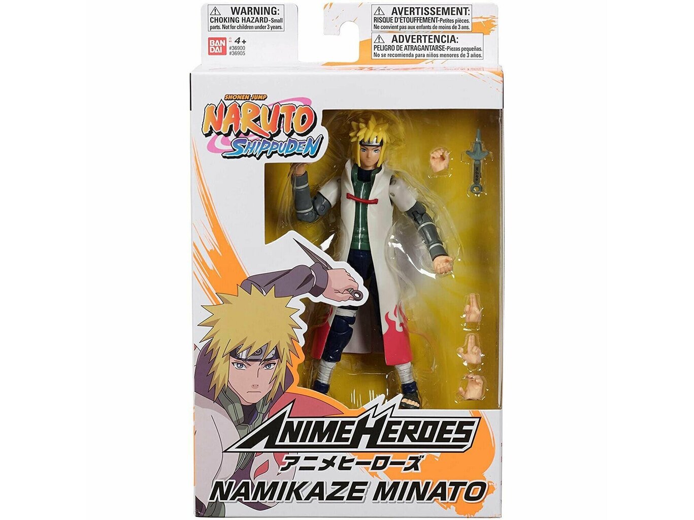 Пластиковая фигурка Bandai - ANIME HEROES NARUTO - NAMIKAZE MINATO, 36905  цена | kaup24.ee