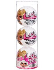 L.O.L. Surprise! Glitter Series 3 Dolls pack - комплект из трех кукол цена и информация | MUST Металлическая бутылочка с Ярким рисунком (без BPA) (500ml) для мальчиков от 3+ лет Серая с Машинкой | kaup24.ee