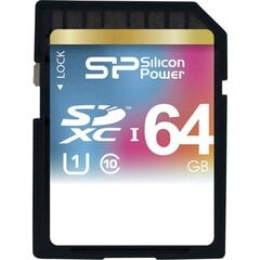 Silicon Power mälukaart SDXC 64GB Elite цена и информация | Карты памяти | kaup24.ee