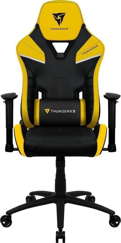Mänguritool ThunderX3 TC5, must/kollane hind ja info | Kontoritoolid | kaup24.ee