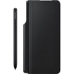 Samsung EF-FF92PCBEGEE Flip Cover with Pen for Samsung Galaxy Fold 3, Black цена и информация | Чехлы для телефонов | kaup24.ee