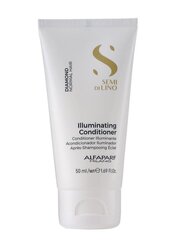 Sära andev juuksepalsam Alfaparf Milano Semi Di Lino Diamond Illuminating 50 ml цена и информация | Бальзамы, кондиционеры | kaup24.ee