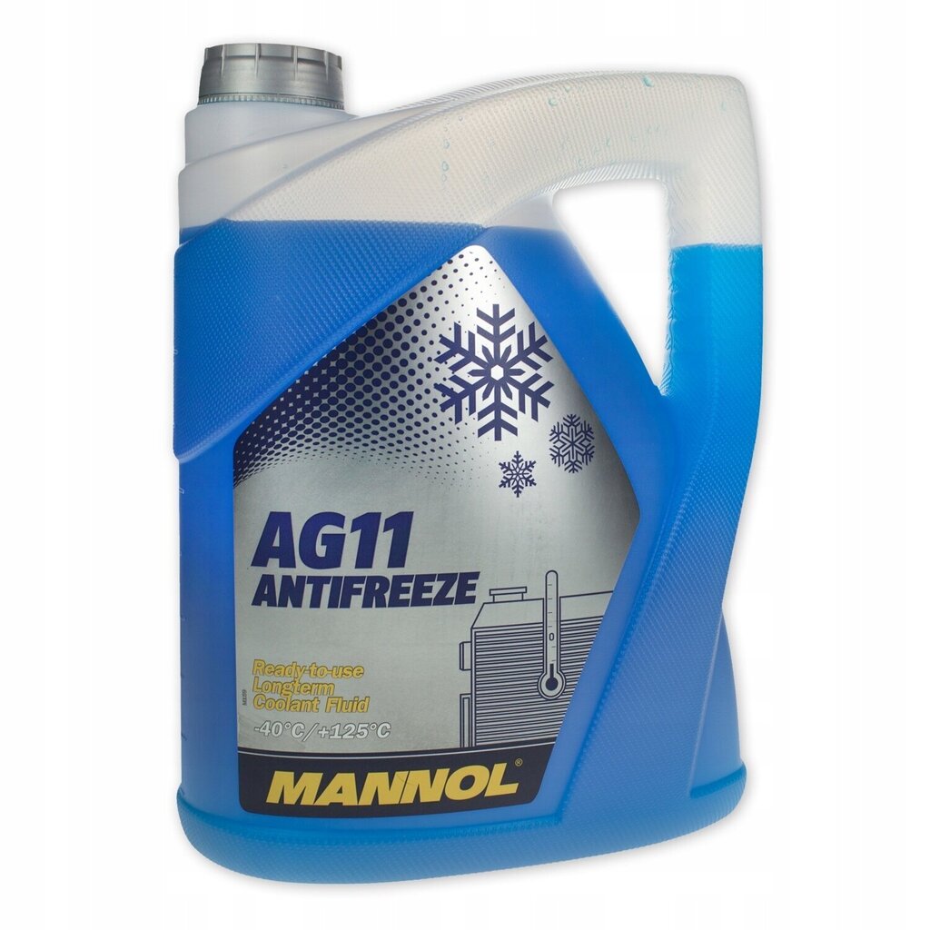 Mannol jahutusvedelik AG11-40 -40C 5L, sinine цена и информация | Antifriisid ja jahutusvedelikud | kaup24.ee