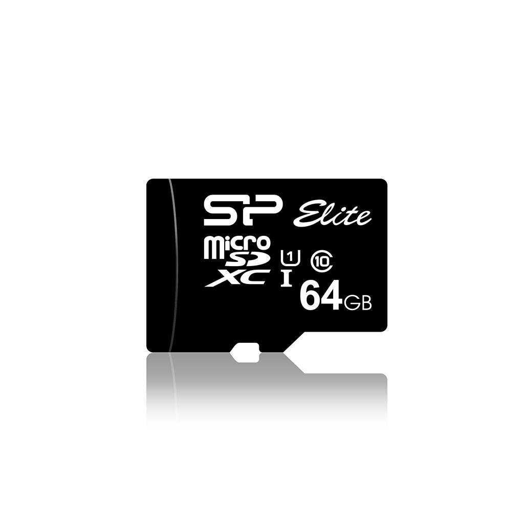 Silicon Power Elite UHS-I 64 GB, MicroSD цена и информация | Mobiiltelefonide mälukaardid | kaup24.ee