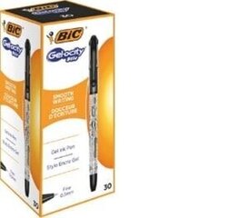 Ручка BIC Gel-ocity Stic Gel, черная, 30 шт цена и информация | Письменные принадлежности | kaup24.ee