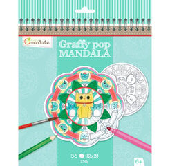 Loominguline värvimiskomplekt MANDARINE, Mandala Loomad цена и информация | Развивающие игрушки | kaup24.ee