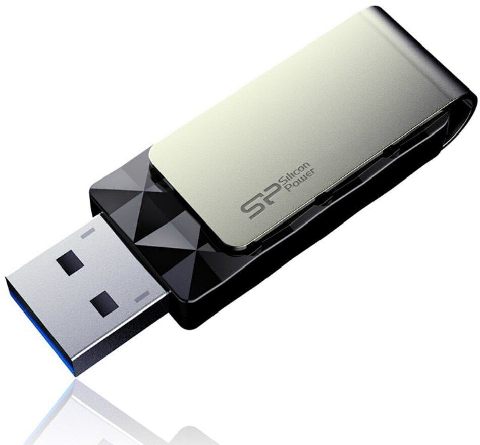 Silicon Power memory USB Blaze B30 16GB USB 3.0 Black цена и информация | Mälupulgad | kaup24.ee
