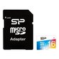Silicon Power Elite UHS-1 Colorful 16 GB hind ja info | Mobiiltelefonide mälukaardid | kaup24.ee