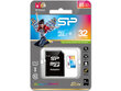 Mälukaart Silicon Power microSDHC UHS-I 32 GB + adapter цена и информация | Mobiiltelefonide mälukaardid | kaup24.ee