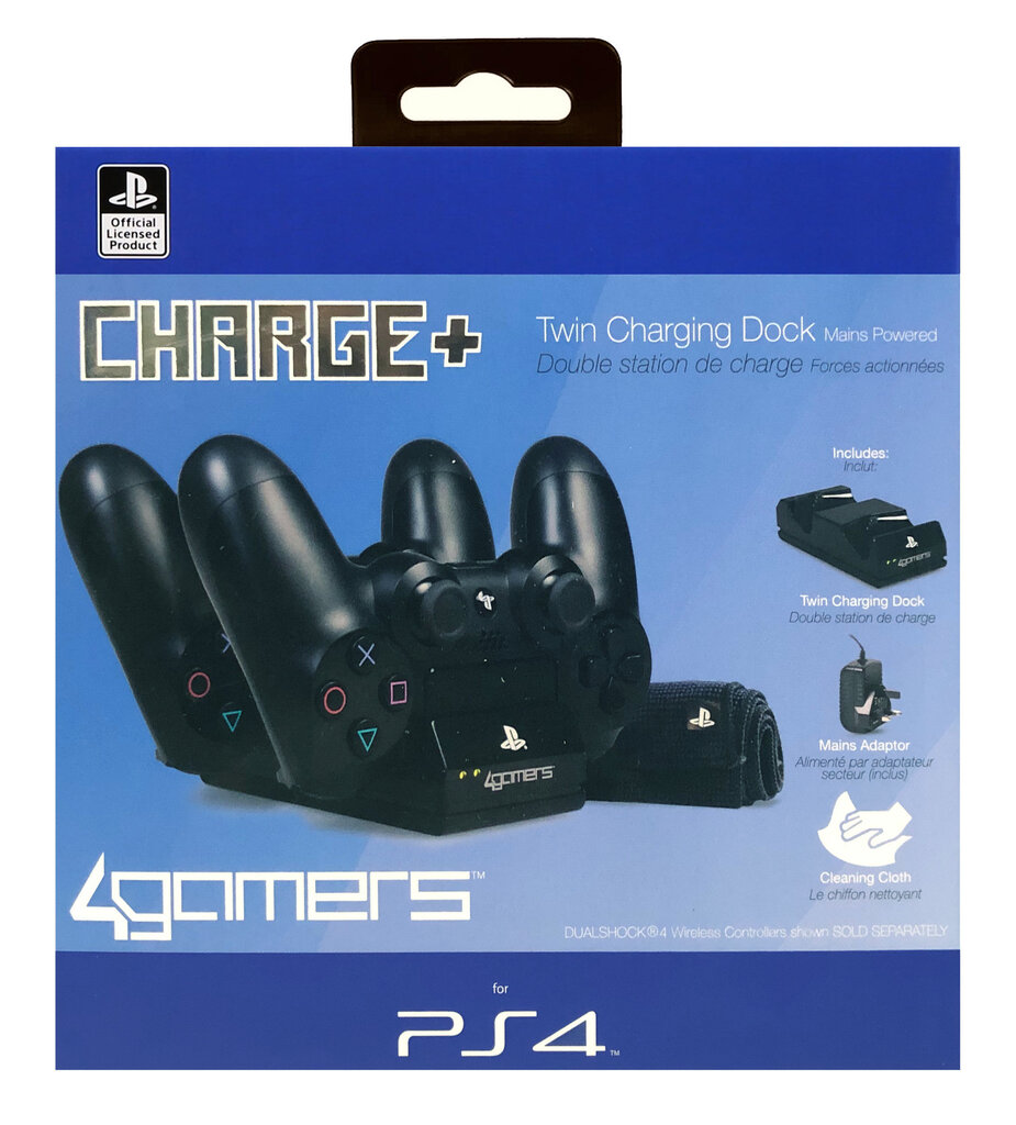 PS4 Charge+ Twin Charging Dock hind ja info | Mängukonsoolide lisatarvikud | kaup24.ee