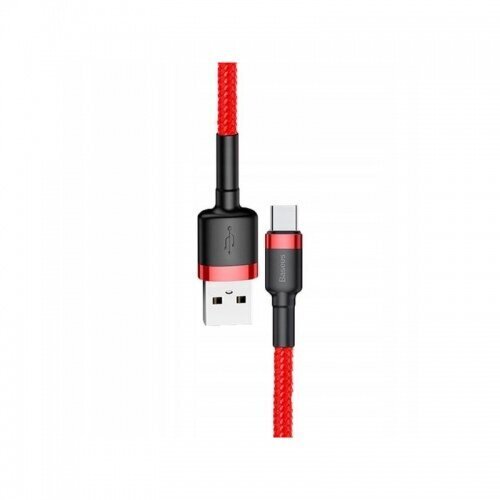 Kaabel Baseus USB2.0 A pesa - USB C pesa 0.5 m, QC3.0 nailonkattega Cafule, punane hind ja info | Mobiiltelefonide kaablid | kaup24.ee