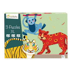 Пазл MANDARINE Животные джунглей XL цена и информация | Развивающие игрушки | kaup24.ee