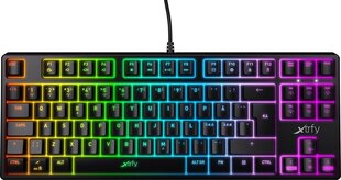 Mänguriklaviatuur, Xtrfy K4 TKL RGB, Must, US hind ja info | Klaviatuurid | kaup24.ee