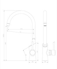 Köögisegisti, ühendatud joogiveefiltriga, kroom, Lemark LM3072C "Comfort" (10 years warranty) цена и информация | Кухонные смесители | kaup24.ee