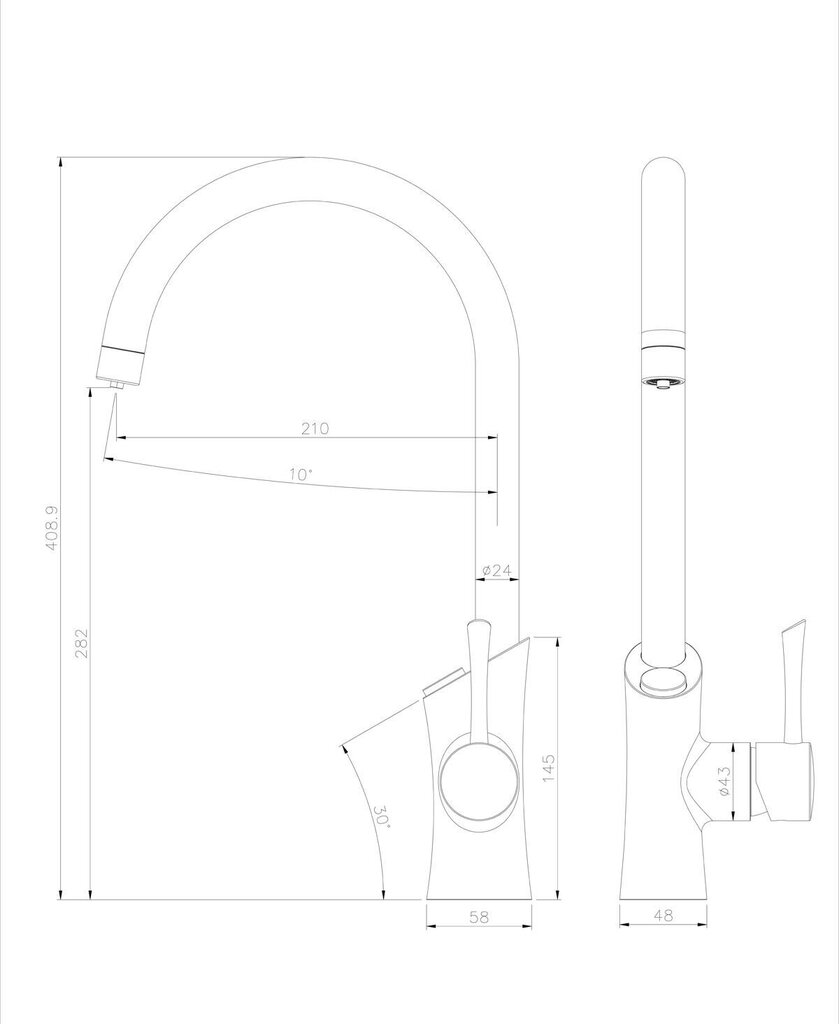 Köögisegisti, ühendatud joogiveefiltriga, kroom, Lemark LM3072C "Comfort" (10 years warranty) цена и информация | Köögisegistid | kaup24.ee