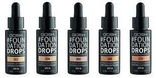 Jumestuskreem GOSH #Foundation Drops 30 ml, 004 Natural hind ja info | Jumestuskreemid, puudrid | kaup24.ee