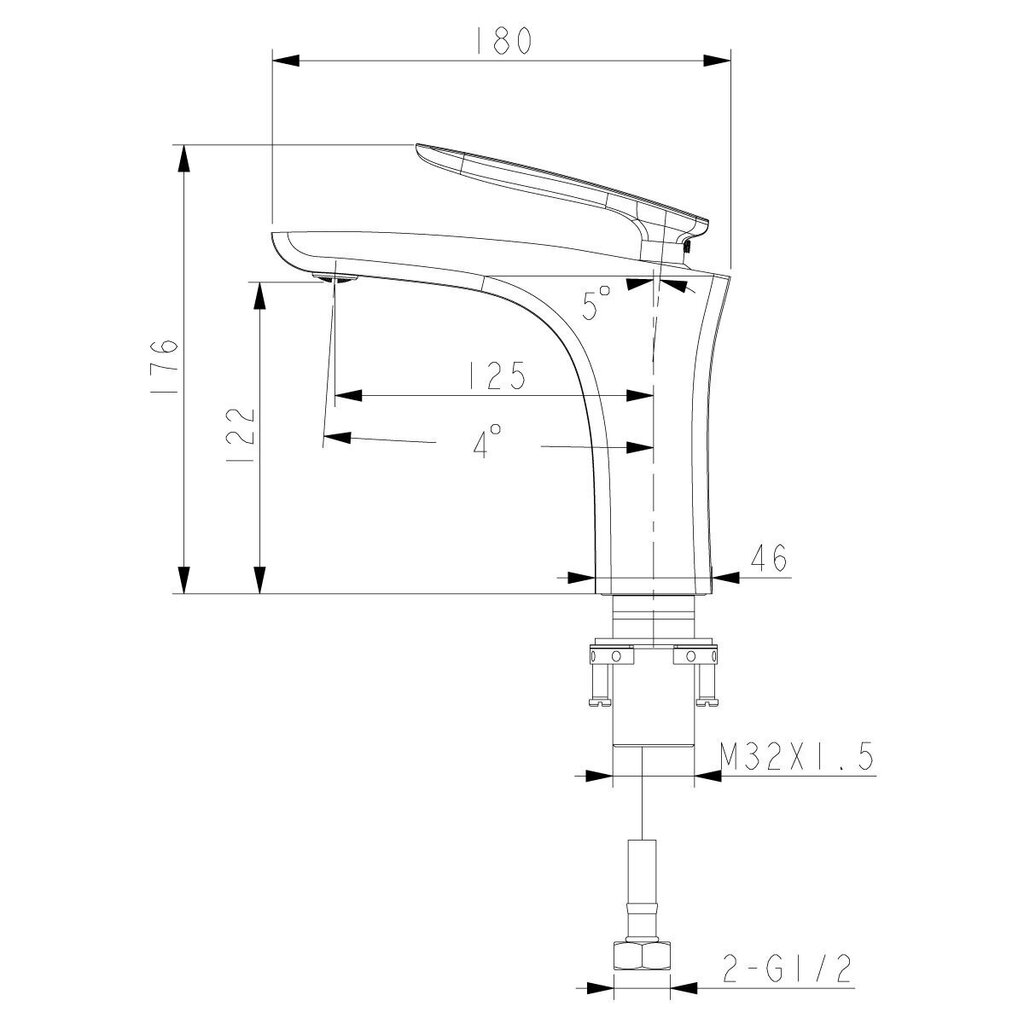 Valamusegisti Lemark LM6806C "Bellario", 10 aastane garantii hind ja info | Vannitoa segistid | kaup24.ee