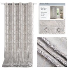 AmeliaHome kardin Velvet Silver Leaves цена и информация | Шторы, занавески | kaup24.ee