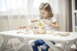Laste piknikulaud pinkidega Valge, Folkland Home цена и информация | Laste lauad ja toolid | kaup24.ee