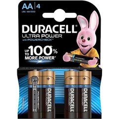 Patareid Ultra Power AA/LR6, 4 tk цена и информация | Батарейки | kaup24.ee