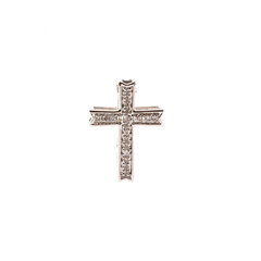 Золотой крестик с бриллиантами ZKKC02113P5WD цена и информация | Украшения на шею | kaup24.ee