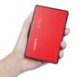 Hard drive external enclosure Orico SSD/HDD 2.5" SATA III (red) цена и информация | Välised kõvakettad (SSD, HDD) | kaup24.ee