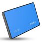 Hard drive external enclosure Orico SSD/HDD 2.5" SATA III (blue) цена и информация | Välised kõvakettad (SSD, HDD) | kaup24.ee