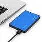 Hard drive external enclosure Orico SSD/HDD 2.5" SATA III (blue) цена и информация | Välised kõvakettad (SSD, HDD) | kaup24.ee