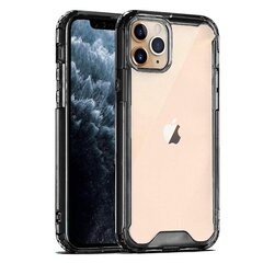 Mocco Acrylic Air Case Silicone Case for Apple iPhone 12 Pro Max Transparent-Black hind ja info | Telefoni kaaned, ümbrised | kaup24.ee