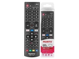 HQ LXH1379 LG TV remote control LCD / SMART / 3D RM-L1379 Black цена и информация | Аксессуары для Smart TV | kaup24.ee
