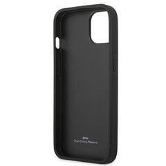 BMHCP13MTRTBK BMW PU Triangles Tricolor Line чехол для iPhone 13 Black цена и информация | Чехлы для телефонов | kaup24.ee