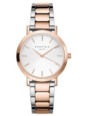 Naiste käekell Rosefield The Tribeca White Sunray Steel Silver Rose Gold Duo TWSSRG-T64 цена и информация | Женские часы | kaup24.ee