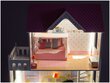 XXL Kõige suurem puidust nukumaja - 123 cm - LED-valgustus - terrass, tarvikud, aed цена и информация | Tüdrukute mänguasjad | kaup24.ee