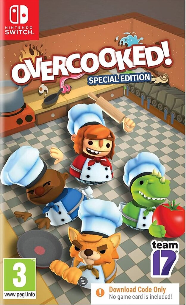 SWITCH Overcooked! Special Edition - Digital Download цена и информация | Arvutimängud, konsoolimängud | kaup24.ee