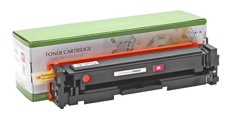 Printerikassett Static Control Hewlett-Packard CF403X + Canon CRG 045H, lilla, 2300 lk. hind ja info | Laserprinteri toonerid | kaup24.ee