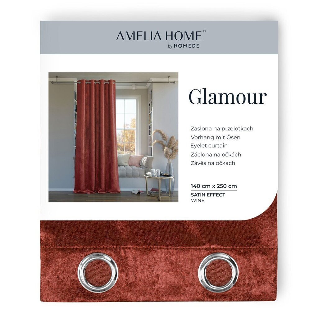 AmeliaHome pimendav kardin Glamour hind ja info | Kardinad | kaup24.ee