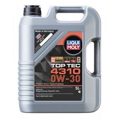 Моторное масло Liqui moly top tec 4310 0W-30 5L цена и информация | Моторные масла | kaup24.ee