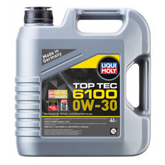 Моторное масло Liqui moly top tec 6100 0W-30 4L цена и информация | Моторные масла | kaup24.ee