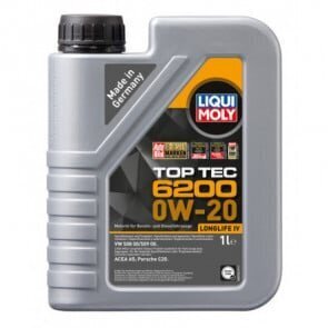 Mootoriõli Liqui Moly Top Tec 6200 0W-20 1L hind ja info | Mootoriõlid | kaup24.ee