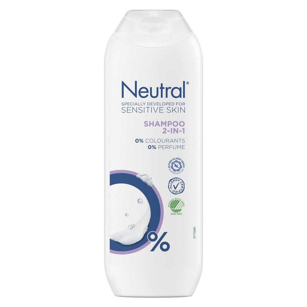 Šampoon 2in1 Neutral 250 ml цена и информация | Šampoonid | kaup24.ee